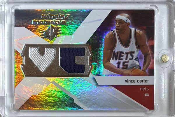 2008 Upper Deck SPx Vince Carter #PATCH Dual Game Worn Jerseys - Rare