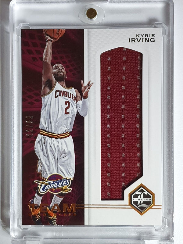 2016 Panini Limited Kyrie Irving #PATCH /99 Game Worn Jumbo Jersey - Rare