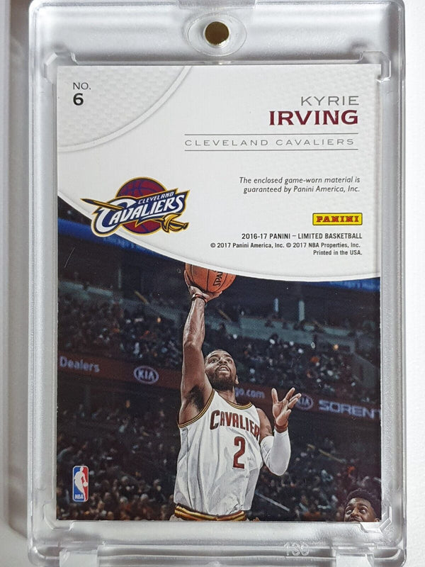 2016 Panini Limited Kyrie Irving #PATCH /99 Game Worn Jumbo Jersey - Rare