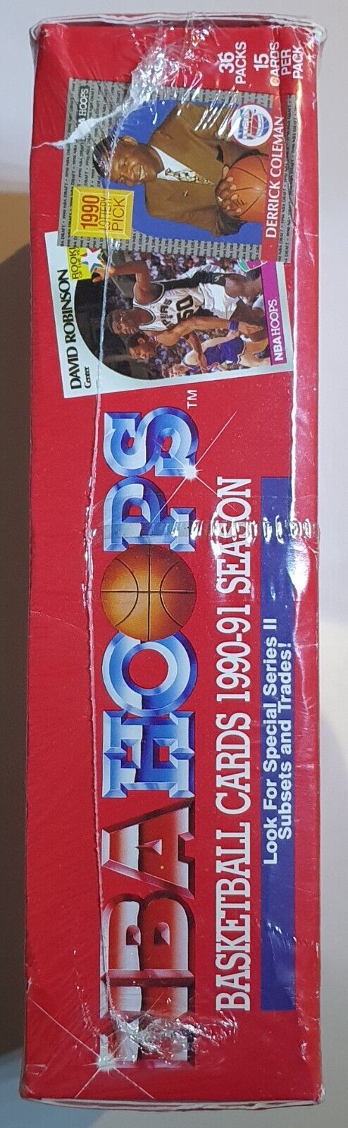 1990-91 NBA Hoops Basketball Series 2 Factory Sealed Box - Good Condition