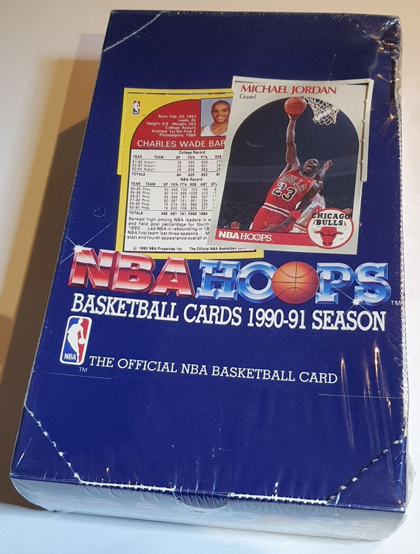 1990-91 NBA Hoops Basketball Series 1 Sealed Box Michael Jordan - Factory Sealed