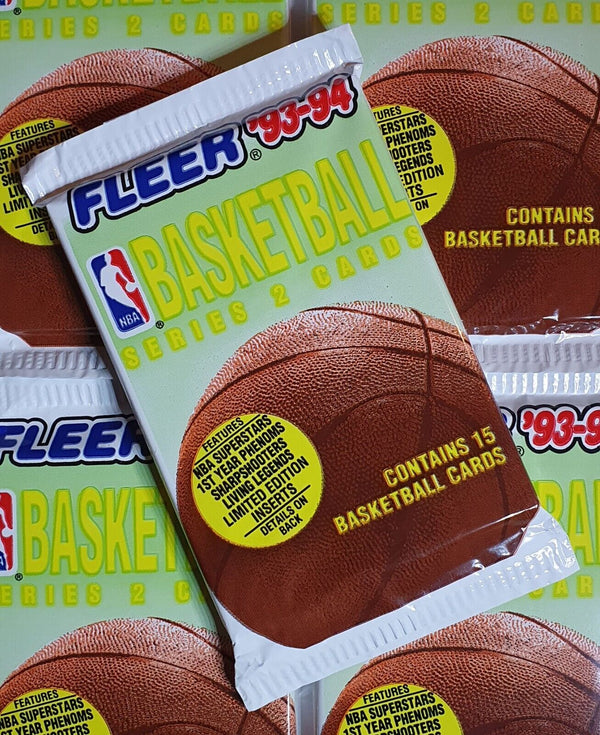 1993-94 Fleer Basketball Series 2 Sealed Pack - Factory Sealed Packs