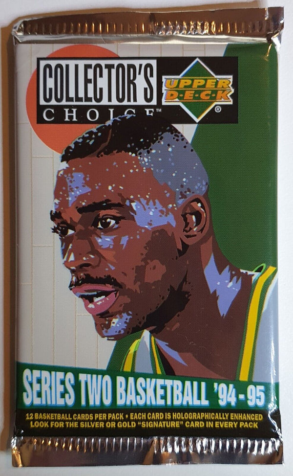 1994 UD Collectors Choice Basketball Series 2 Pack - Factory Sealed Packs