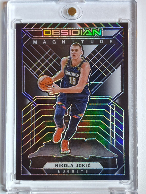 2021 Panini Obsidian Nikola Jokic #31 ELECTRIC ETCH Holo /99 Magnitude - Rare