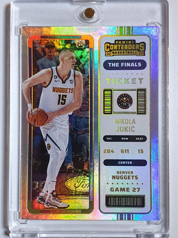 2022 Panini Contenders Nikola Jokic #17 THE FINALS /49 Holo - Ready to Grade