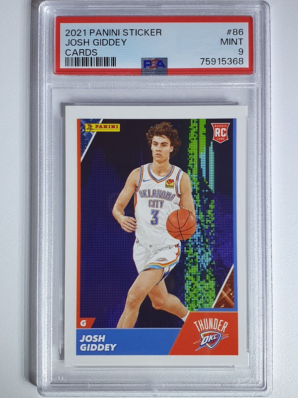 2022 Panini Sticker Josh Giddey Rookie #86 RC - PSA 9 (POP 1)