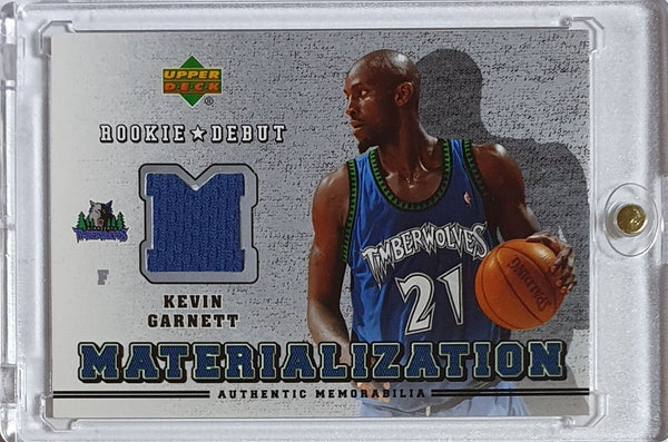 2006 UD Rookie Debut Kevin Garnett #PATCH Game Worn Jersey - Rare