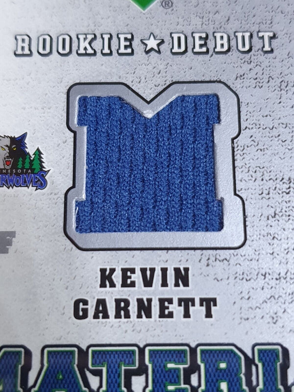 2006 UD Rookie Debut Kevin Garnett #PATCH Game Worn Jersey - Rare