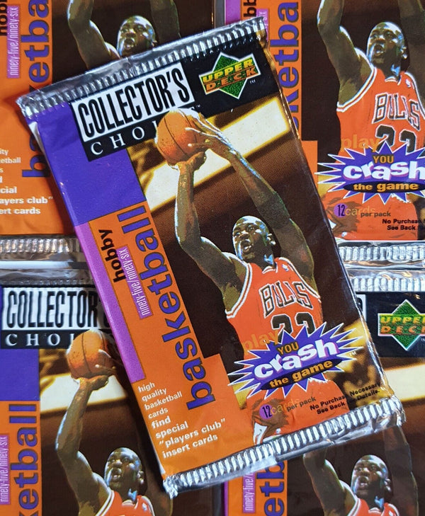 1995 UD Collectors Choice Basketball Series 1 Hobby Pack - Factory Sealed Packs