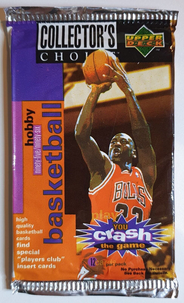 1995 UD Collectors Choice Basketball Series 1 Hobby Pack - Factory Sealed Packs