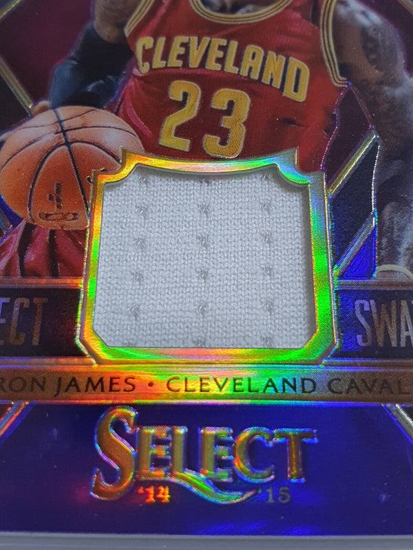 2014 Select LeBron James #PATCH PURPLE /99 Game Worn Jersey - PSA 9 (POP 5)