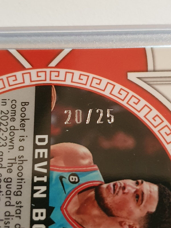 2022 Obsidian Devin Booker #13 ELECTRIC ETCH GREEN /25 Orbital Holo - Rare