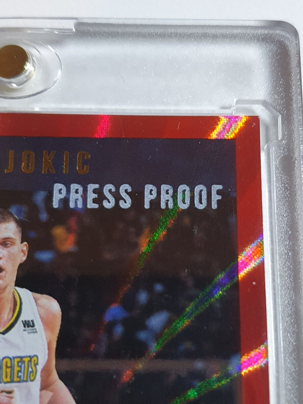 2018 Panini Donruss Nikola Jokic #100 PRESS PROOF RED LAZER /99 Prizm - Rare