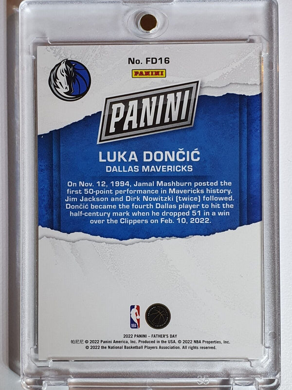 2022 Panini Luka Doncic #FD16 SILVER Holo /199 Father's Day - Ready to Grade