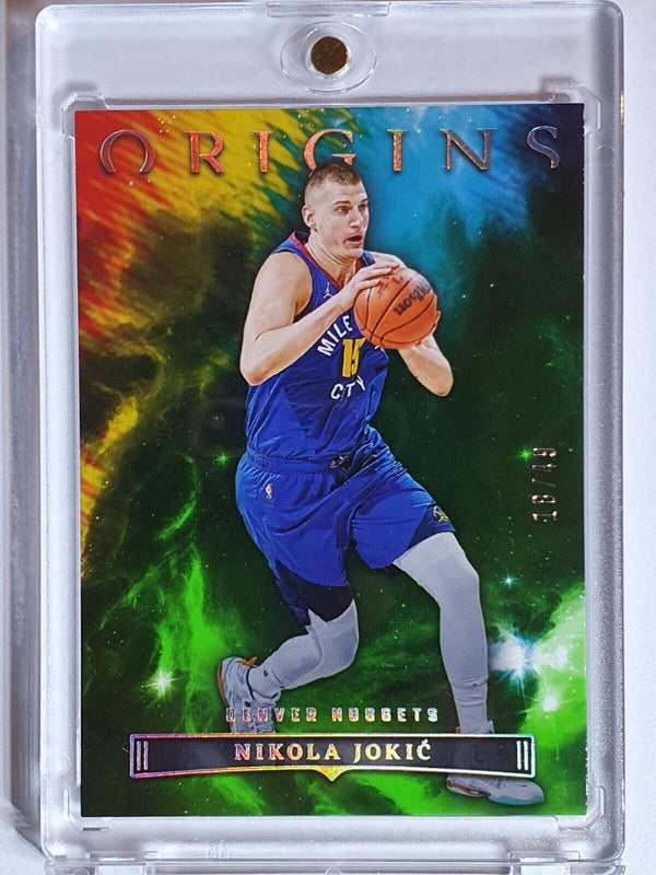 2022 Panini Origins Nikola Jokic #53 NEON GREEN /49 Edition - Ready to Grade