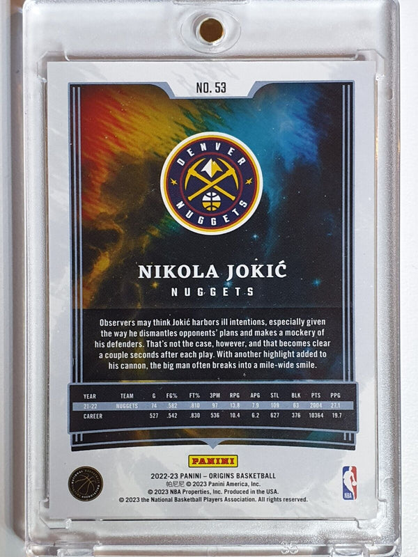 2022 Panini Origins Nikola Jokic #53 NEON GREEN /49 Edition - Ready to Grade