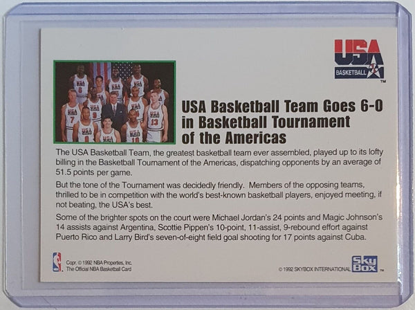 1992 NBA Hoops Dream Team USA Team Card - Ready to Grade