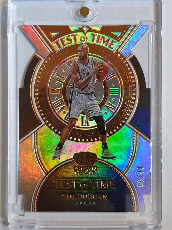 2022 Panini Crown Royale Tim Duncan #9 BRONZE /99 Die-Cut Test of Time - Rare