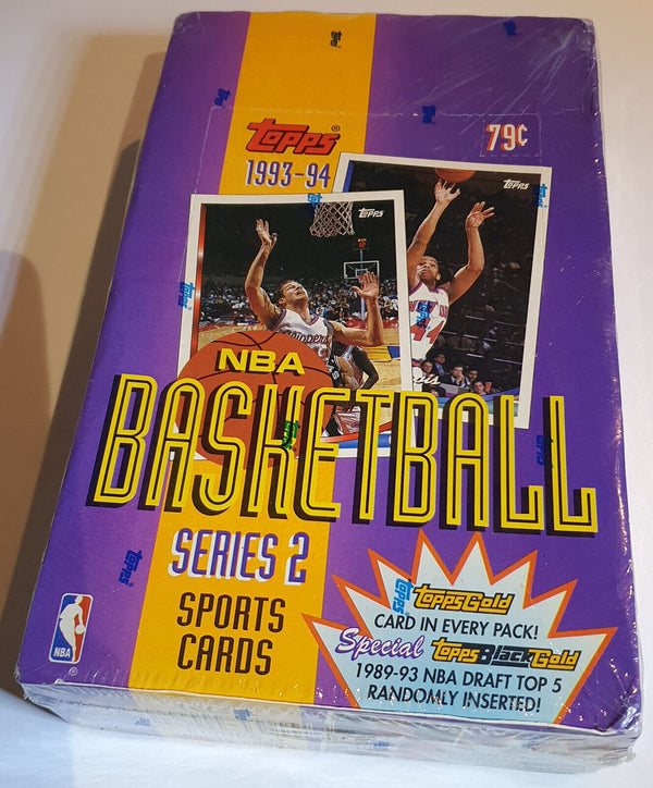 1993-94 Topps NBA Basketball Series 2 Box - Factory Sealed