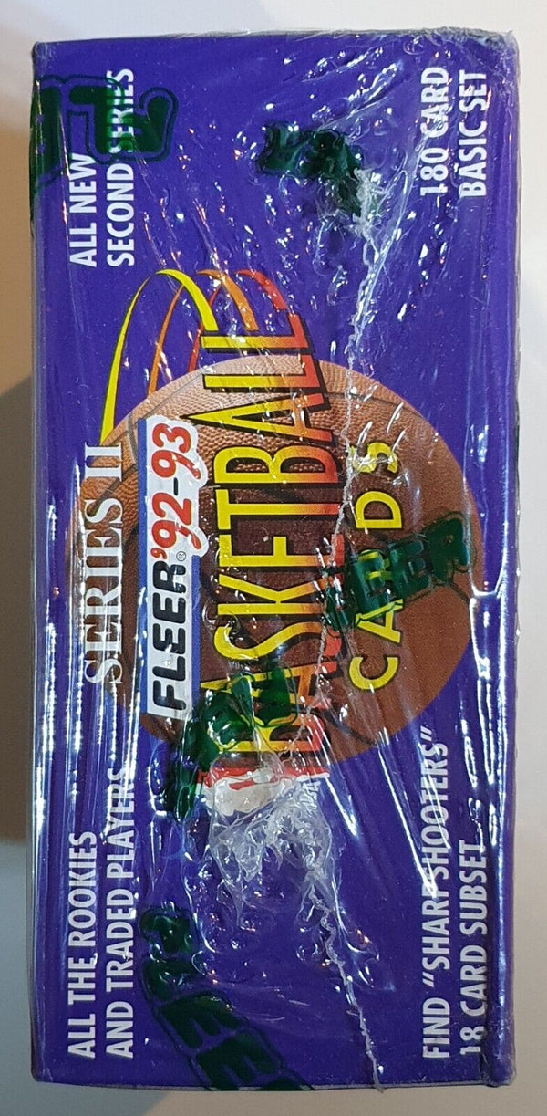 1992-93 Fleer Basketball Cards Series 2 Box - Factory Sealed