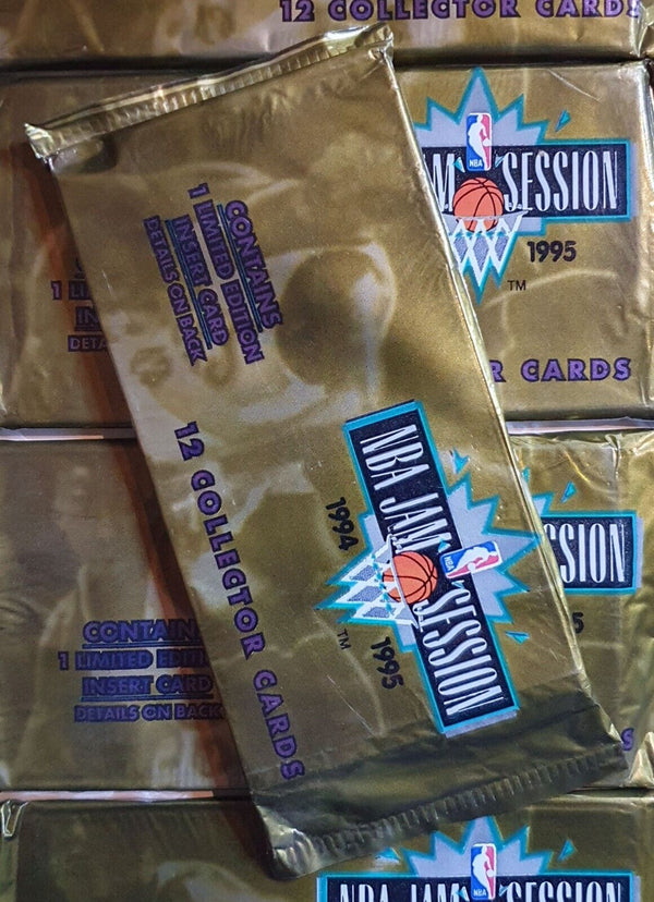 1994-95 Fleer NBA Jam Session Sealed Pack - Factory Sealed Packs