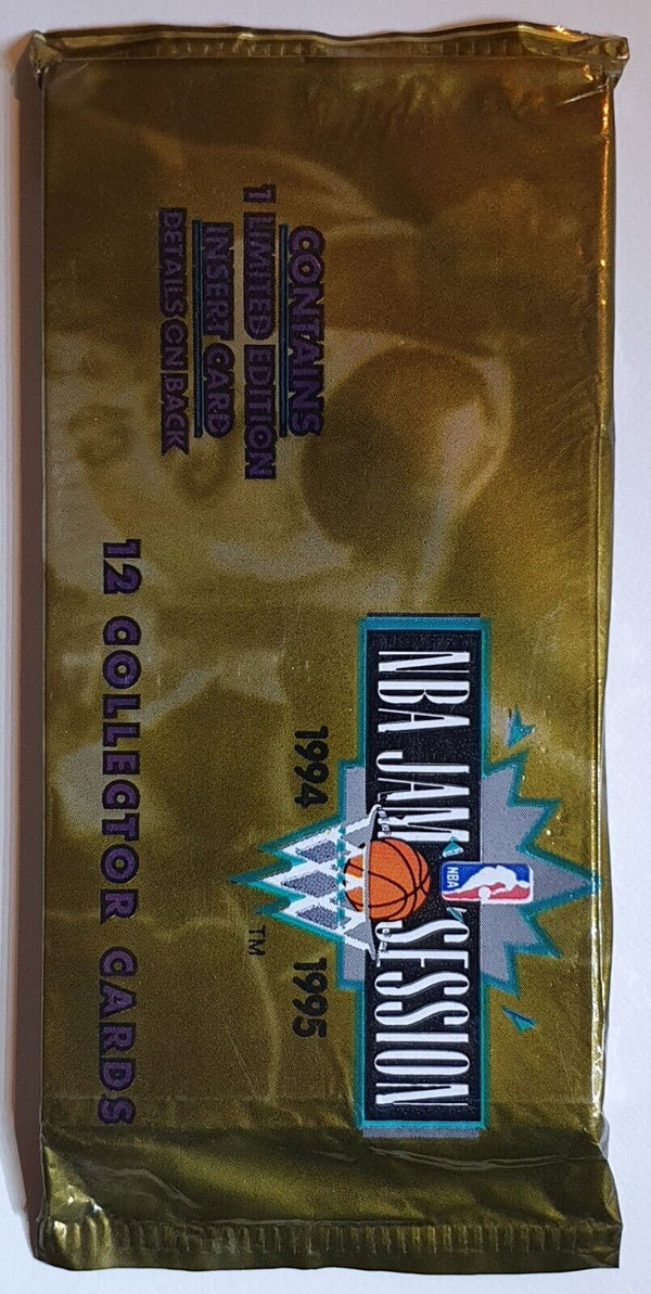 1994-95 Fleer NBA Jam Session Sealed Pack - Factory Sealed Packs