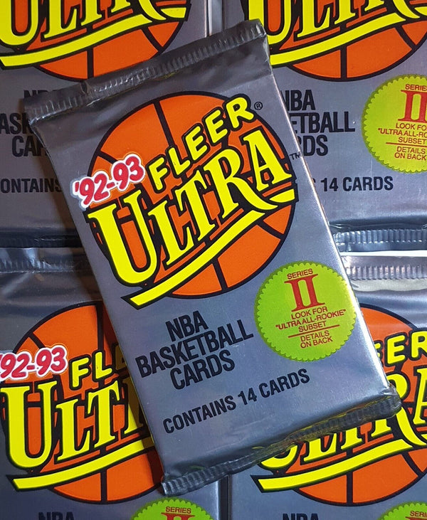 1992-93 Fleer Ultra Basketball Series 2 Sealed Pack - Factory Sealed Packs