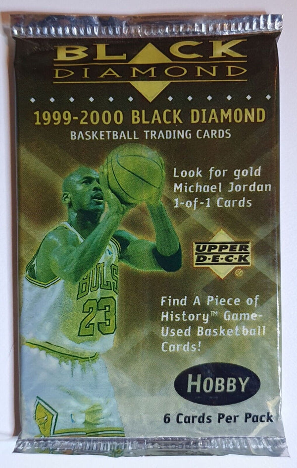 1999-00 Upper Deck Black Diamond Basketball Hobby Pack - Factory Sealed Packs