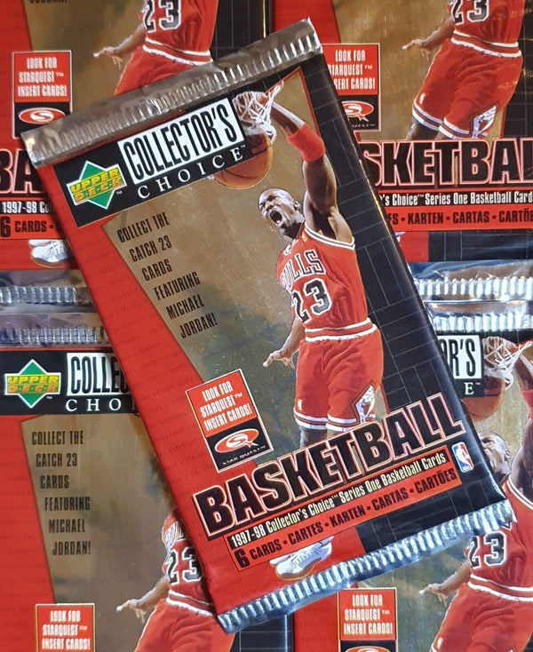 1997-98 UD Collector's Choice Basketball Series 1 Pack - Factory Sealed Packs