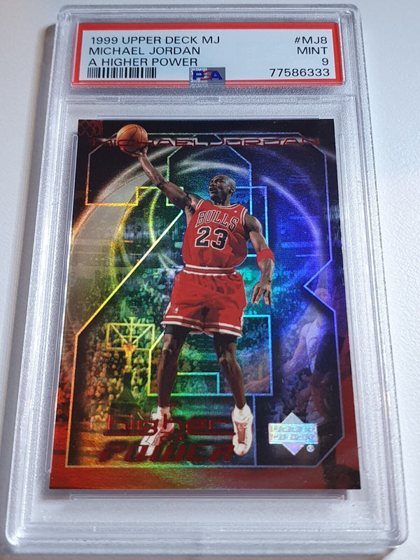 1999 Upper Deck Michael Jordan #MJ8 HOLO A Higher Power  - PSA 9 (POP 8)