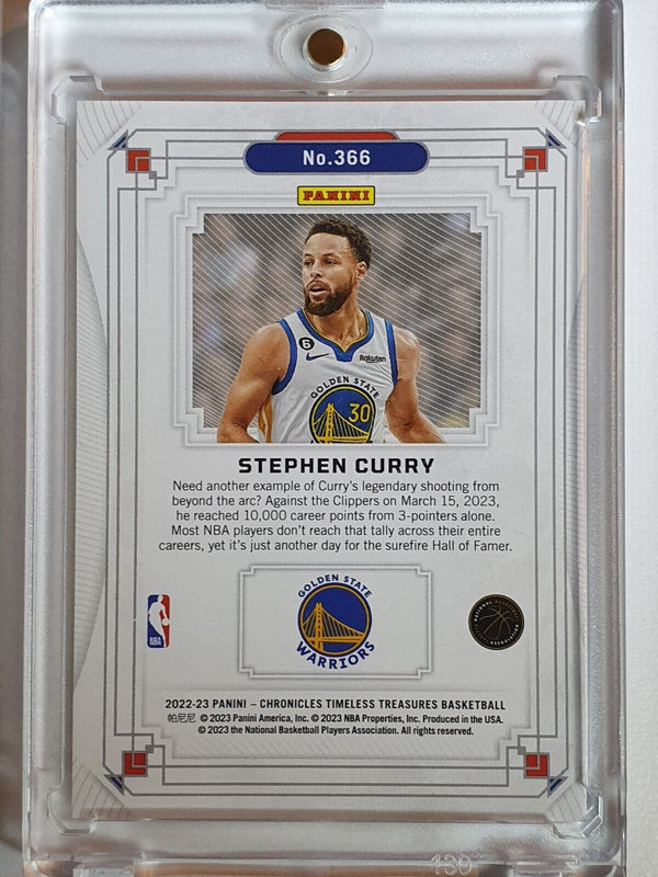 2022 Chronicles Stephen Curry /249 Timeless Treasures - Ready to Grade