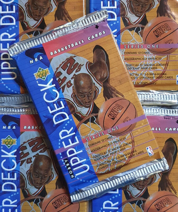 1993-94 Upper Deck NBA Basketball Series 1 Hobby Pack - Factory Sealed Packs