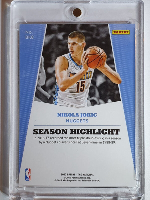 2017 Panini The National Nikola Jokic #BK8 RAPTURE /99 Holo - Ready to Grade