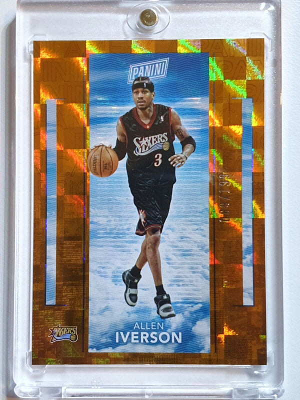 2023 Panini National Allen Iverson #N-AI ORANGE /50 Holo - Ready to Grade