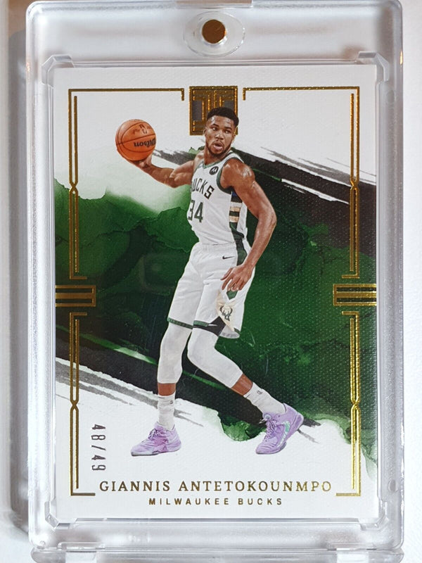 2022 Impeccable Giannis Antetokounmpo #23 GOLD /49 Edition - Ready to Grade