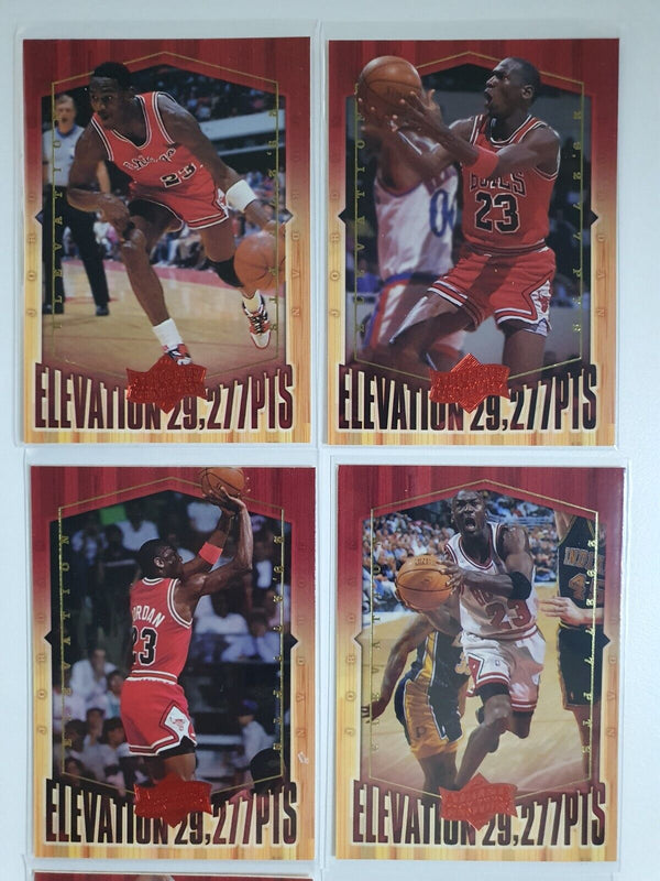 Lot of 6 x 1999 Upper Deck Michael Jordan Elevation 29,277 Pts - Mint