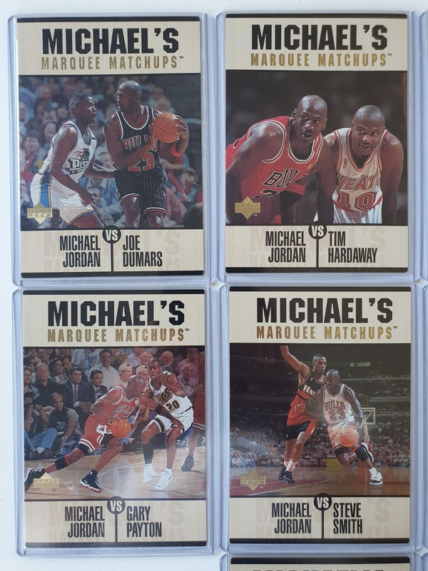 1997 Upper Deck Michael Jordan Marquee Matchups (SET of 10) - Good Condition