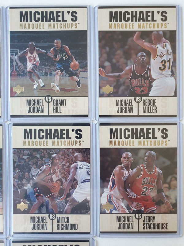 1997 Upper Deck Michael Jordan Marquee Matchups (SET of 10) - Good Condition