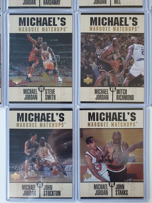 1997 Upper Deck Michael Jordan Marquee Matchups (SET of 10) - Good Condition