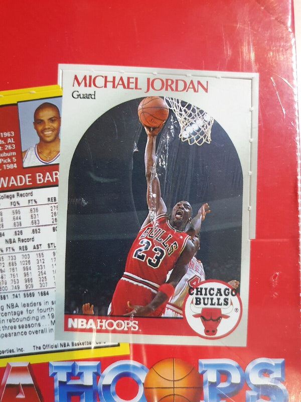 1990-91 NBA Hoops Basketball Series 2 Sealed Box Michael Jordan - Factory Sealed