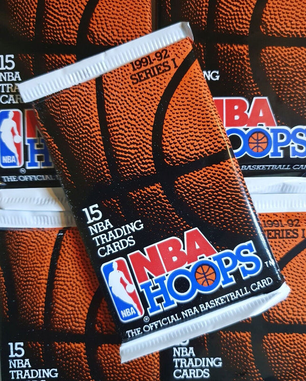 1991-92 NBA Hoops Series 1 Sealed Pack - Factory Sealed Packs