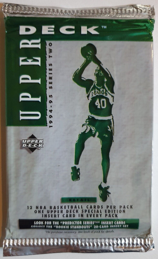 1994-95 Upper Deck NBA Basketball Series 2 Retail Pack - Factory Sealed Packs