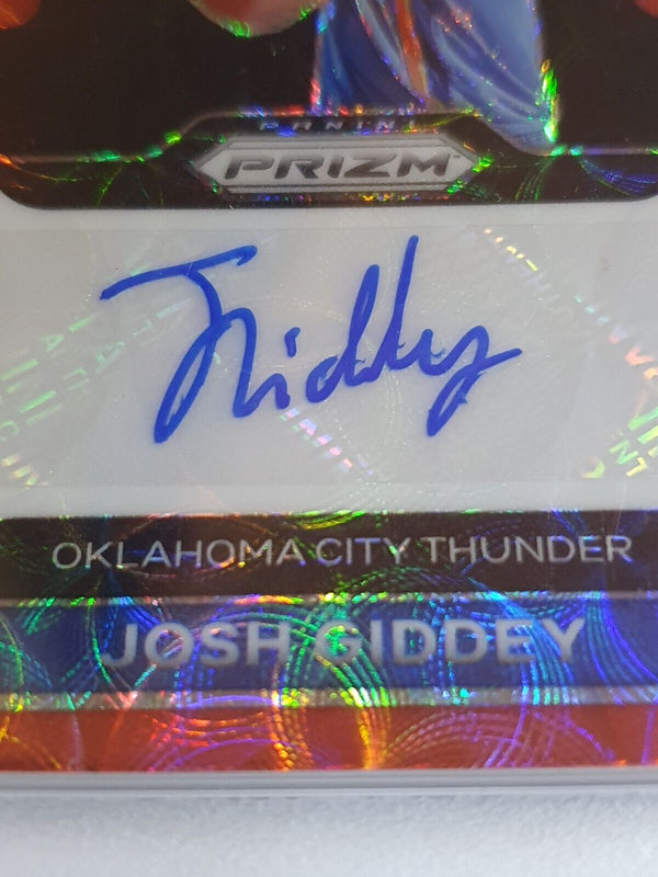 2021 Prizm Josh Giddey Rookie CHOICE Sensational Signatures - PSA 9 (POP 6)