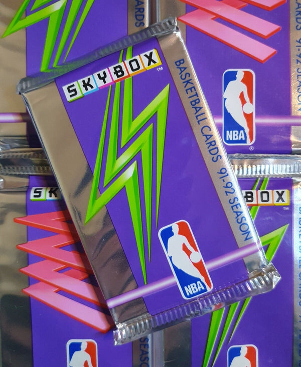 1991-92 Skybox NBA Basketball Sealed Pack - Factory Sealed Packs