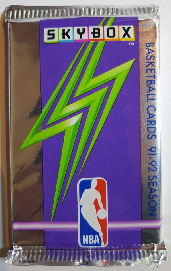 1991-92 Skybox NBA Basketball Sealed Pack - Factory Sealed Packs