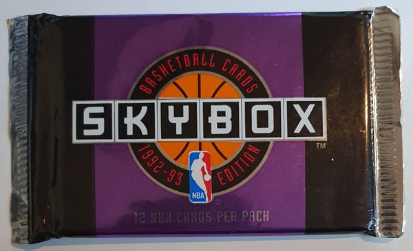 1992-93 Skybox NBA Basketball Sealed Pack - Factory Sealed Packs