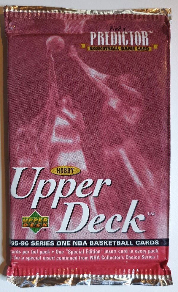 1995-96 Upper Deck NBA Basketball Series 1 Hobby Pack - Factory Sealed Packs