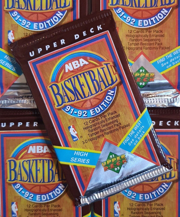 1991-92 Upper Deck NBA Basketball High Series Pack - Factory Sealed Packs