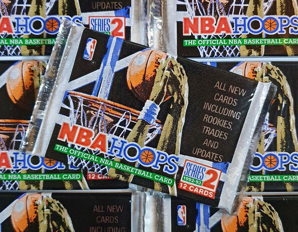 1992-93 NBA Hoops Series 2 Sealed Pack - Factory Sealed Packs