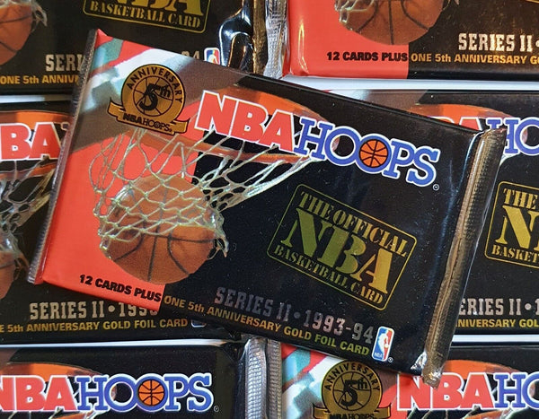 1993-94 NBA Hoops Series 2 Sealed Pack - Factory Sealed Packs